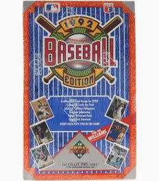 1992 Upper Deck Baseball Wax Box