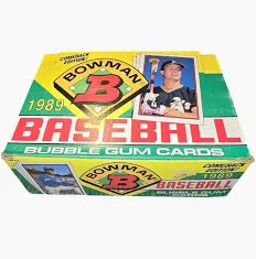 1989 Bowman Baseball Wax Box